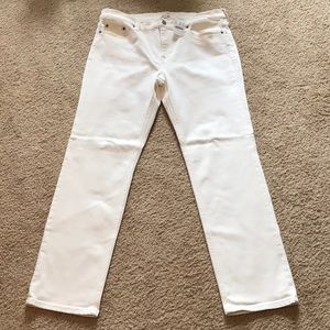 5/$20 J. Crew Factory- White Wash Jeans